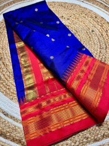 Exclusive Pure Silk Ilkal Saree – Korvai Temple Border & Body Butta Design