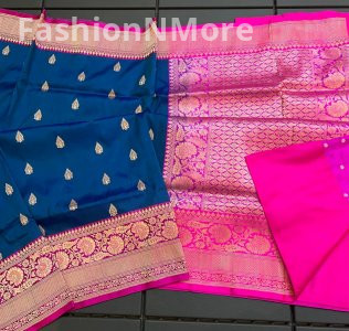 Pure Handloom Banarasi Katan Silk Saree