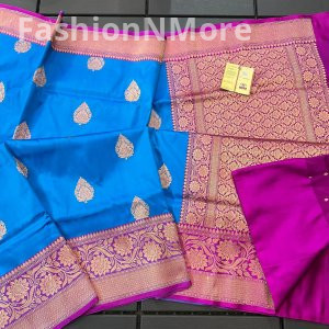 Pure Handloom Banarasi Katan Silk Saree