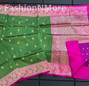 Pure Handloom Banarasi Katan Silk Saree