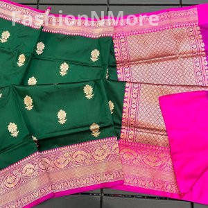 Pure Handloom Banarasi Katan Silk Saree
