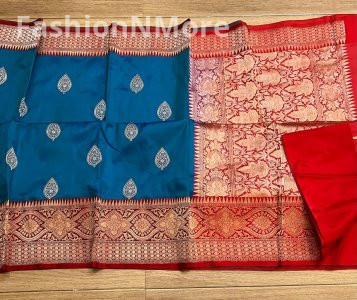 Pure Handloom Banarasi Katan Silk Saree