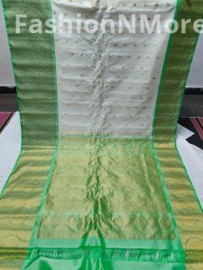 Pure Gadwal Silk Saree with Kanchi Border