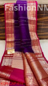 Pure Handloom Banarasi Kora