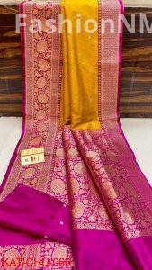 Pure Handloom Banarasi Katan Silk Saree