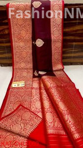 Pure Handloom Banarasi Katan Silk Saree