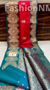 Pure Handloom Banarasi Katan Silk Saree