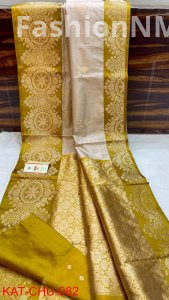 Pure Handloom Banarasi Katan Silk Saree