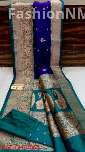 Pure Handloom Banarasi Katan Silk Saree
