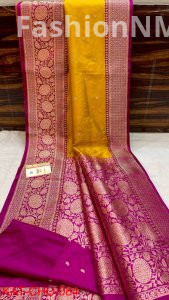 Pure Handloom Banarasi Katan Silk Saree