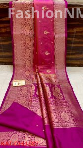 Pure Handloom Banarasi Katan Silk Saree