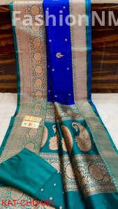 Pure Handloom Banarasi Katan Silk Saree