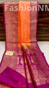 Pure Handloom Banarasi Katan Silk Saree