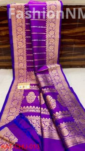 Pure Handloom Banarasi Katan Silk Saree