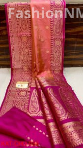 Pure Handloom Banarasi Katan Silk Saree