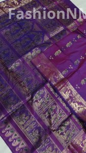 Pure Silk Handloom Swarnachari Sarees