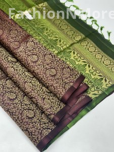 Pure Handloom Kanchi Soft Silk Saree