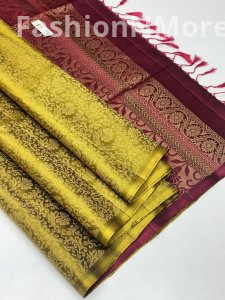 Pure Handloom Kanchi Soft Silk Saree