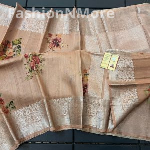 Exclusive Handloom Banarasi Tussar Silk Saree