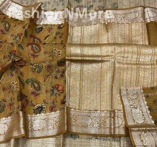Exclusive Pure Handloom Banarasi Tussar Silk Saree