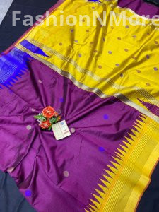 Exclusive Pure Handloom Raw Silk Saree