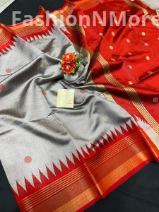 Exclusive Pure Handloom Raw Silk Saree