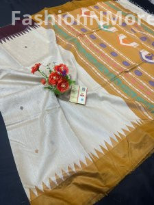 Pure Handloom Tussar Silk Saree