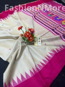 Pure Handloom Tussar Silk Saree