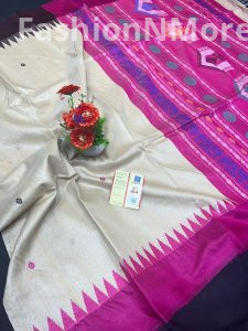 Pure Handloom Tussar Silk Saree