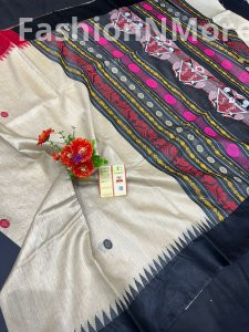 Pure Tussar Silk Saree