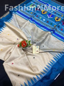 Pure Handloom Tussar Silk Saree