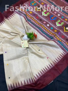 Pure Handloom Tussar Silk Saree