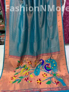 Soft Silk Muniya Border Paithani Saree