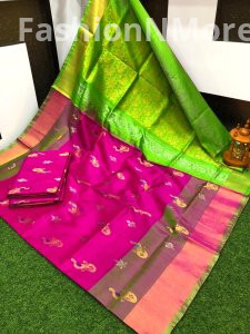 Pure Silk Kadiyal Border Paithani Saree