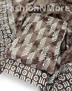 Pure Cotton Wax Batik Dress Material