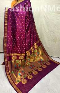 Pure Silk Maharani Kalanjali Paithani