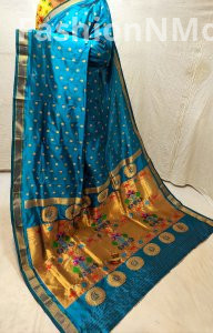 Pure Silk Maharani Kalanjali Paithani