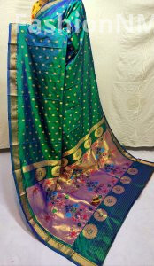 Pure Silk Maharani Kalanjali Paithani