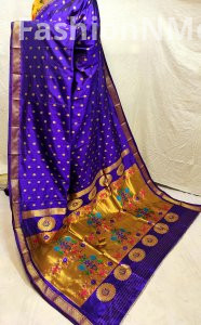 Pure Silk Maharani Kalanjali Paithani