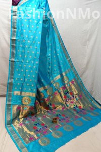 Pure Silk Maharani Kalanjali Paithani