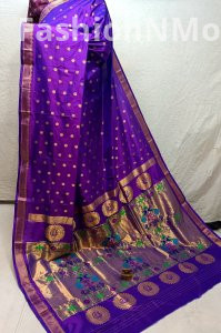 Pure Silk Maharani Kalanjali Paithani