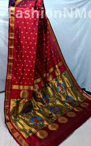 Pure Silk Maharani Kalanjali Paithani