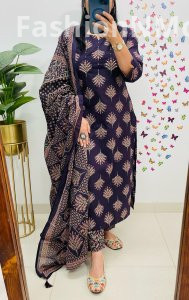 Ajrakh Cotton Suit Set