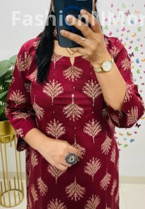 Ajrakh Cotton Suit Set