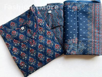 Ajrakh Cotton Suit Set