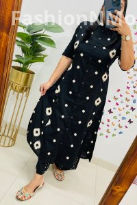 Famous Jaipuri Print A-Line Kurti Co-ord Set with Ankle-Length Pants