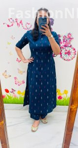 Elegant Jaipuri Ikkat Co-ord Set – Comfort & Style in Fine Cotton