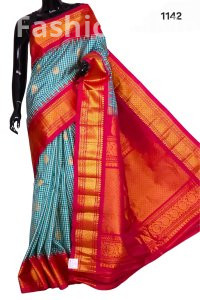 Handloom Gadwal Pure Silk Saree