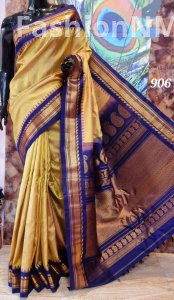Handloom Gadwal Pure Silk Saree