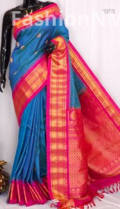 Handloom Gadwal Pure Silk Saree